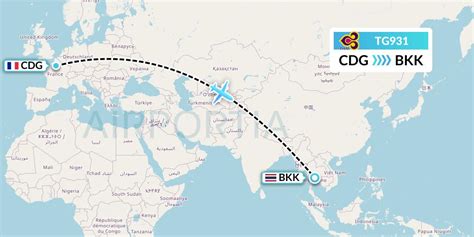 TG931 (THA931) Thai Airways Flight Tracking and History.